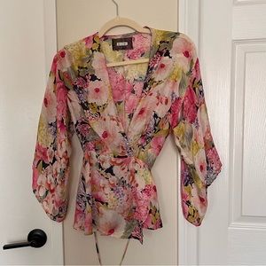 Reformation Wrap Kimono Top